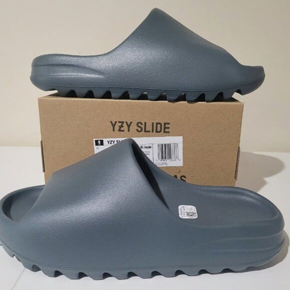 adidas Other - Size 12🔥Adidas Yeezy Slide Slate Marine✅ID2349��IN HAND SHIPS FAST